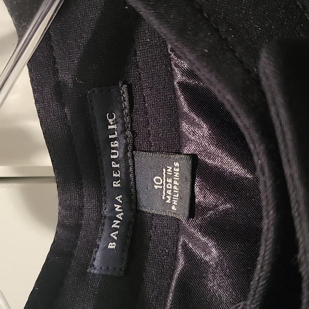Banana Republic, fully lined, black ponte dress - Picture 2 of 5